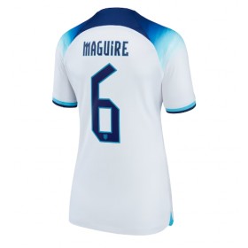 Damen Fußballbekleidung England Harry Maguire #6 Heimtrikot WM 2022 Kurzarm